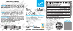 Label for RegeneMax Liquid