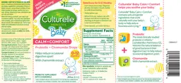 Label for Baby Calm + Comfort