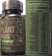 Label for Plant Man Multivitamin