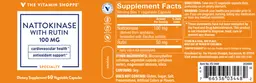 Label for Nattokinase with Rutin 100 mg