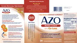 Label for Bladder Control with Go-Less