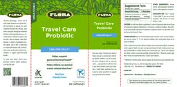 Label for Travel Care Probiotic 5 Billion Cells