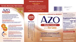 Label for Bladder Control with Go-Less