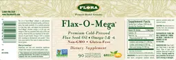 Label for Flax-O-Mega