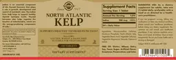 Label for North Atlantic Kelp