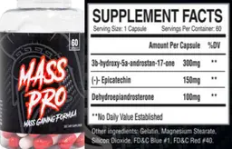 Label for Mass Pro