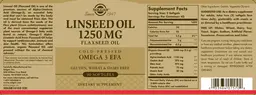 Linseed Oil 1250 mg