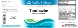 Label for Toothache
