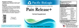 Label for Pain Release+