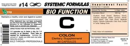 Label for C Colon