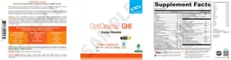 Label for OptiCleanse GHI Creamy Chocolate