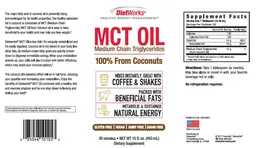Label for MCT Oil