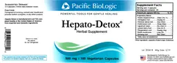 Label for Hepato-Detox