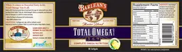 Label for Total Omega 3-6-9 Lemonade Flavor