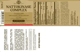 Label for Nattokinase Complex