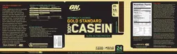 Label for Gold Standard 100% Casein Chocolate Creme