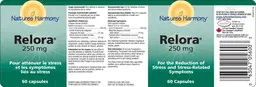 Label for Relora 250 mg
