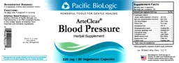 Label for ArteClear Blood Pressure