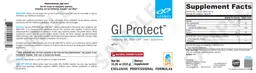 Label for GI Protect Natural Cherry Flavor