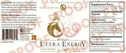 Label for Dr. Shade's Ultra Energy