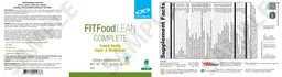 Label for FITFood Lean Complete French Vanilla Sugar- & Stevia-Free