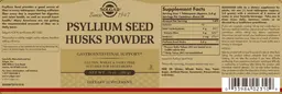 Label for Psyllium Seed Husks Powder