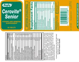 Label for Cerovite Senior