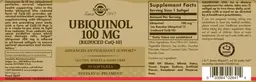 Label for Ubiquinol 100 mg
