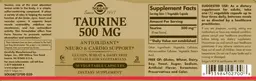 Label for Taurine 500 mg