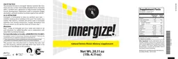 Label for Innergize! Natural Lemon Flavor