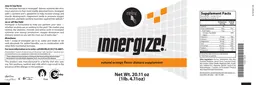Label for Innergize! Natural Orange Flavor