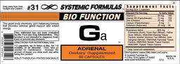 Label for Ga Adrenal