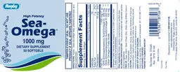 Label for Sea-Omega 1000 mg
