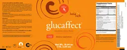 Label for Glucaffect Cinnamon Cream Flavor