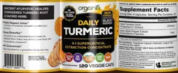 Label for Daily Turmeric
