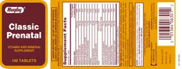 Label for Classic Prenatal