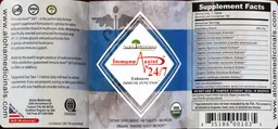 Label for Immune Assist 24/7