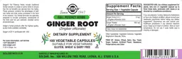 Label for Ginger Root