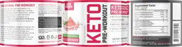 Label for Keto Pre-Workout Watermelon Chill