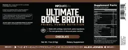 Label for Ultimate Bone Broth Chocolate