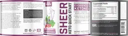 Label for Sheer Keto Quick Start Wild Berry