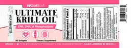 Label for Ultimate Krill Oil