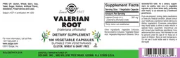 Label for Valerian Root