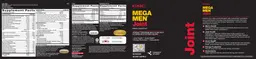 Label for Mega Men Multivitamin