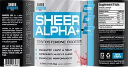 Label for Sheer Alpha+ Hawaiian Blast