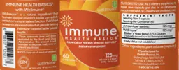Label for Baker's Yeast Beta Glucan 125 mg