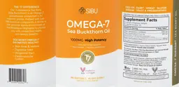 Label for Omega-7 Sea Buckthorn Oil
