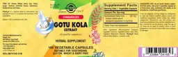 Label for Gotu Kola Extract