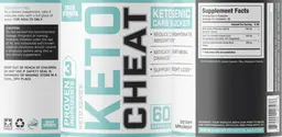 Label for Keto Cheat