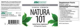 Label for Natura 101